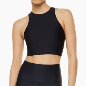 ARITZIA x TnaGloss Field Racerback Tank in BLACK. Size: MEDIUM.  NWT